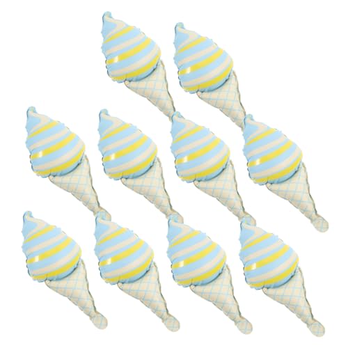 DECORNIJIA 10 Stück Teiliges Eisballon mit Niedlichem Eistüten Design Leichte Montage Langlebige Partydekoration für Geburtstage Kinderfeste und Sommerveranstaltungen Sichere Materialien DECORNIJIA 10 Stück Teiliges Eisballon mit Niedlichem Eistüten Design Leichte Montage Langlebige Partydekoration für Geburtstage Kinderfeste und Sommerveranstaltungen Sichere Materialien von DECORNIJIA