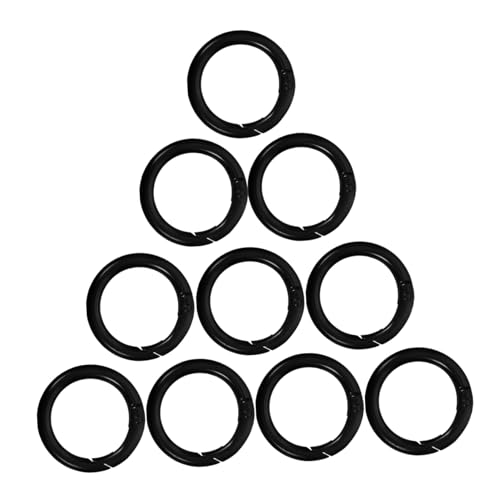 DECORNIJIA 10 Stück Teiliges Federkarabiner Schlüsselringe aus Robustem Legierungsmetall Runde Schnappverschluss Ringe mit Praktischem Federverschluss für Schlüsselbund Taschen Schmuck und DECORNIJIA 10 Stück Teiliges Federkarabiner Schlüsselringe aus Robustem Legierungsmetall Runde Schnappverschluss Ringe mit Praktischem Federverschluss für Schlüsselbund Taschen Schmuck und von DECORNIJIA