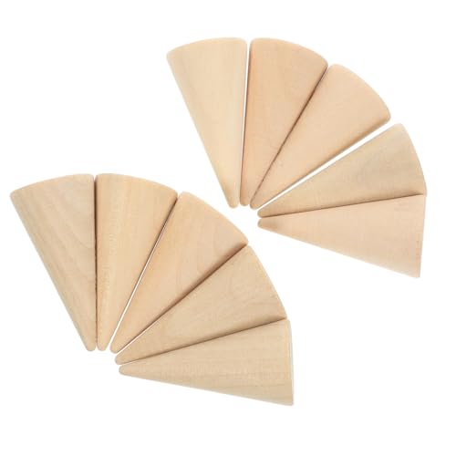 DECORNIJIA 10 Stück Teiliges Holz Unbehandelte DIY Holzkegel für Basteln Malen Schmuckständer Natürliche Holzfigur zum Bemalen und Dekorieren Vielseitig für Handwerk und Dekoration DECORNIJIA 10 Stück Teiliges Holz Unbehandelte DIY Holzkegel für Basteln Malen Schmuckständer Natürliche Holzfigur zum Bemalen und Dekorieren Vielseitig für Handwerk und Dekoration von DECORNIJIA