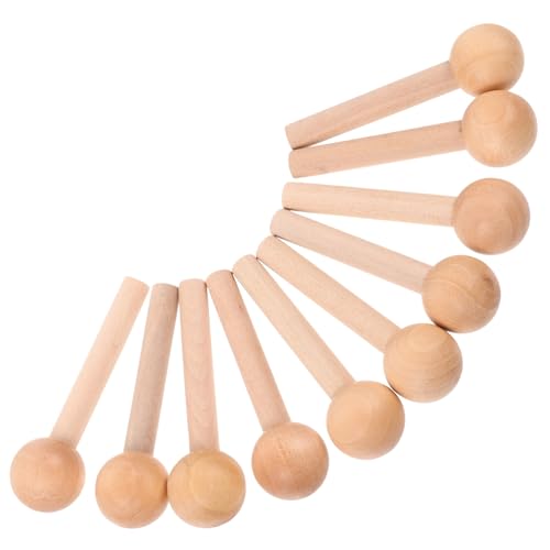 DECORNIJIA 10 Stück Teiliges Holzdübel mit Kugelkopf Glatte Oberfläche Vielseitige Holzstäbe für Basteln Modellbau und Pegboard Wandhalterung Stabile Buche DECORNIJIA 10 Stück Teiliges Holzdübel mit Kugelkopf Glatte Oberfläche Vielseitige Holzstäbe für Basteln Modellbau und Pegboard Wandhalterung Stabile Buche von DECORNIJIA