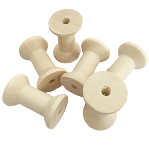 DECORNIJIA 10 Stück Teiliges Holzspulen Leere Webspulen aus Robustem Holz Glatte Oberfläche Vielseitig für Garn Faden Draht DIY Bastelprojekte zum Bemalen und Verzieren Geeignet DECORNIJIA 10 Stück Teiliges Holzspulen Leere Webspulen aus Robustem Holz Glatte Oberfläche Vielseitig für Garn Faden Draht DIY Bastelprojekte zum Bemalen und Verzieren Geeignet von DECORNIJIA