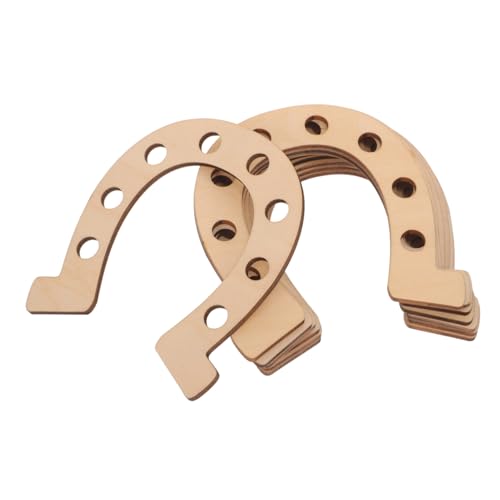 DECORNIJIA 10 Stück Teiliges Hufeisenförmige Holzscheiben Unvollendete Holzplättchen Leicht Bemalbar Für DIY Basteln Graffiti Holzdeko DECORNIJIA 10 Stück Teiliges Hufeisenförmige Holzscheiben Unvollendete Holzplättchen Leicht Bemalbar Für DIY Basteln Graffiti Holzdeko von DECORNIJIA