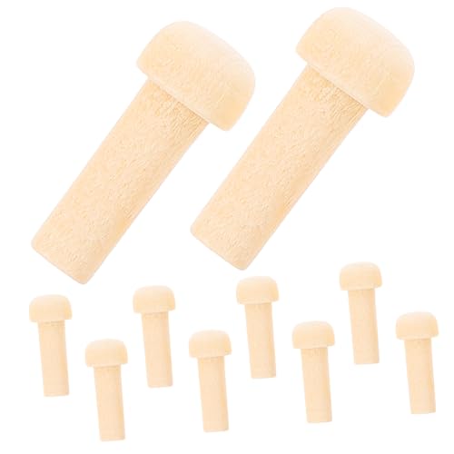 DECORNIJIA 10 Stück Teiliges Lange Holzspielzeug Pegs aus Massivem Holz Kompakte Dübel für Möbel DIY Stabile Holzteile für Bastelprojekte und Spielzeugzubehör DECORNIJIA 10 Stück Teiliges Lange Holzspielzeug Pegs aus Massivem Holz Kompakte Dübel für Möbel DIY Stabile Holzteile für Bastelprojekte und Spielzeugzubehör von DECORNIJIA