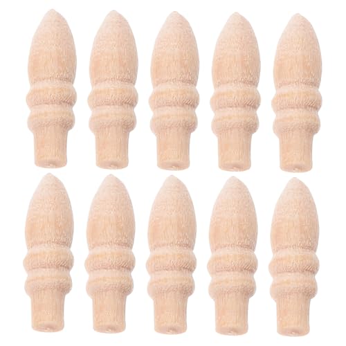 DECORNIJIA 10 Stück Teiliges Miniatur Möbelgriffe aus Holzperlen Antik Gestaltete Mini Schubladengriffe für Puppenhaus Handliche Miniatur Möbelbeschläge für Mini Haus Dekoration und DIY DECORNIJIA 10 Stück Teiliges Miniatur Möbelgriffe aus Holzperlen Antik Gestaltete Mini Schubladengriffe für Puppenhaus Handliche Miniatur Möbelbeschläge für Mini Haus Dekoration und DIY von DECORNIJIA