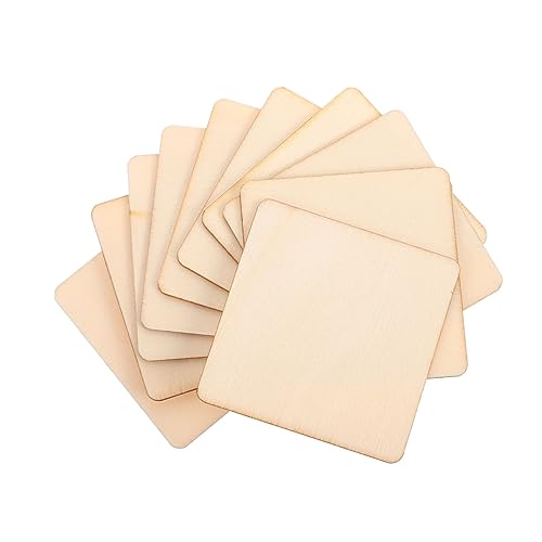 DECORNIJIA 10 Stück Teiliges Quadratische Unbehandelte Holzscheiben DIY Bastelholzstücke zum Bemalen Gravieren und Dekorieren für Kreative Handwerksprojekte und Individuelle Holzornamente DECORNIJIA 10 Stück Teiliges Quadratische Unbehandelte Holzscheiben DIY Bastelholzstücke zum Bemalen Gravieren und Dekorieren für Kreative Handwerksprojekte und Individuelle Holzornamente von DECORNIJIA