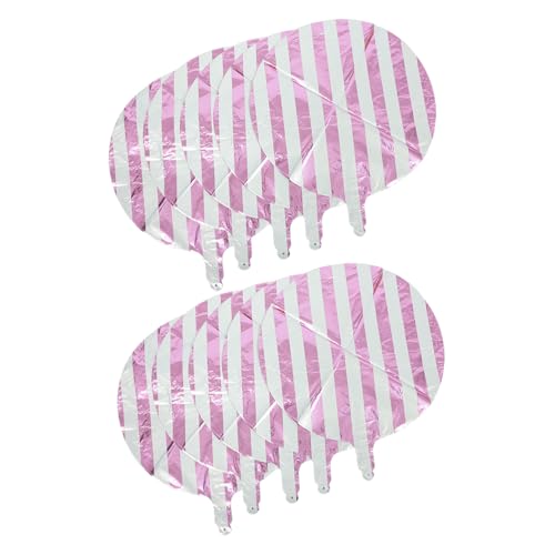 DECORNIJIA 10 Stück Teiliges Runde Gestreifte Partyballons aus Aluminiumfolie in Candy Strapazierfähig und Reißfest für Geburtstags und Babyparty Dekoration Modisch und Festlich DECORNIJIA 10 Stück Teiliges Runde Gestreifte Partyballons aus Aluminiumfolie in Candy Strapazierfähig und Reißfest für Geburtstags und Babyparty Dekoration Modisch und Festlich von DECORNIJIA