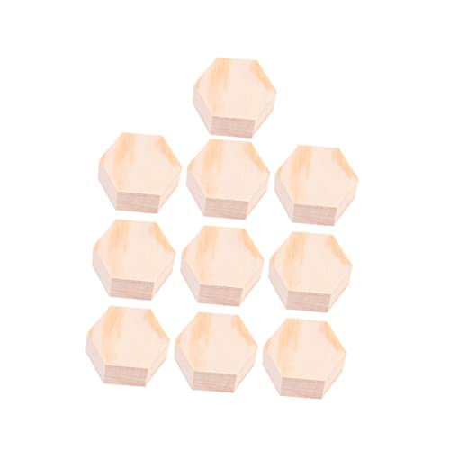 DECORNIJIA 10 Stück Teiliges Sechseckige Holzblöcke Kiefer für Diy Bastelprojekte zum Schreiben und Dekorieren von Kunstwerken DECORNIJIA 10 Stück Teiliges Sechseckige Holzblöcke Kiefer für Diy Bastelprojekte zum Schreiben und Dekorieren von Kunstwerken von DECORNIJIA