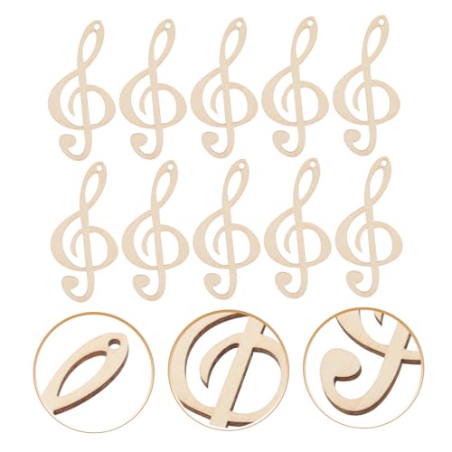 DECORNIJIA 10 Stück Teiliges Unvollendete Holzscheiben in Musiknotenform Natürliche Holzplatten mit Glatter Oberfläche zum Basteln Bemalen DIY Deko und Hochzeitsdekoration DECORNIJIA 10 Stück Teiliges Unvollendete Holzscheiben in Musiknotenform Natürliche Holzplatten mit Glatter Oberfläche zum Basteln Bemalen DIY Deko und Hochzeitsdekoration von DECORNIJIA