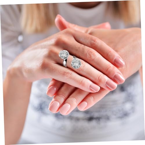 DECORNIJIA 10 Stück Teiliges Verstellbares Ringrohling Edelstahl Glatte Oberfläche DIY Schmuckherstellung Verstellbare Fingerringe für Kreative Ringbastelei Vielseitige Schmuckzubehör von DECORNIJIA