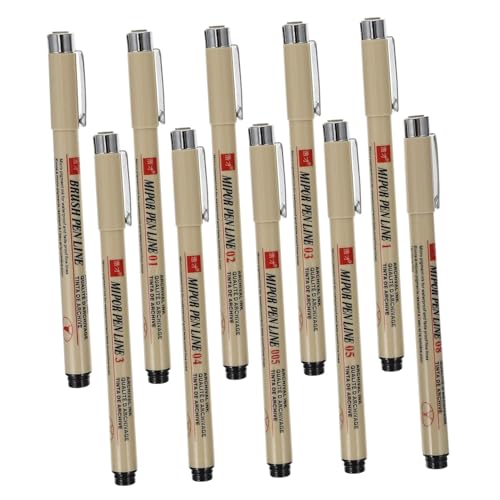 DECORNIJIA 10 Stück Teiliges Wasserdichte Zeichentusche Stifte für Präzise Konturen und Kunstwerke Multifunktionale Marker für Zeichnung Kalligraphie und Design DECORNIJIA 10 Stück Teiliges Wasserdichte Zeichentusche Stifte für Präzise Konturen und Kunstwerke Multifunktionale Marker für Zeichnung Kalligraphie und Design von DECORNIJIA
