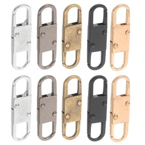 DECORNIJIA 10 Stück Teiliges Zipper Ersatz zipper pulls für Jacken Rucksäcke Schuhe Schnell Installierbar Wiederverwendbar Vielseitig Einsetzbar für Kleidung und Taschen DECORNIJIA 10 Stück Teiliges Zipper Ersatz zipper pulls für Jacken Rucksäcke Schuhe Schnell Installierbar Wiederverwendbar Vielseitig Einsetzbar für Kleidung und Taschen von DECORNIJIA