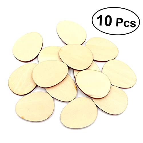 DECORNIJIA 10 Stück dekorative Holzspäne Kreatives Oval Scheiben Ornamente malen weihnachts streudeko dekofiguren weihnachten Osterei-Verzierung Osterei-Ausschnitt Holzeier Bambus Beige DECORNIJIA 10 Stück dekorative Holzspäne Kreatives Oval Scheiben Ornamente malen weihnachts streudeko dekofiguren weihnachten Osterei-Verzierung Osterei-Ausschnitt Holzeier Bambus Beige von DECORNIJIA