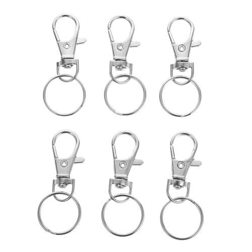 DECORNIJIA 100 Sätze Teiliges Set Schlüsselanhänger Karabiner aus Langlebiger Legierung Rostfrei Stabiler Verschluss Inklusive Schlüsselringe Vielseitig für DIY Schlüsselbund und Zubehör DECORNIJIA 100 Sätze Teiliges Set Schlüsselanhänger Karabiner aus Langlebiger Legierung Rostfrei Stabiler Verschluss Inklusive Schlüsselringe Vielseitig für DIY Schlüsselbund und Zubehör von DECORNIJIA