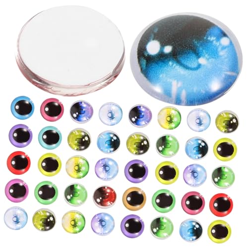 DECORNIJIA 100 Stück DIY Wackelaugen Fake Eyeball Decors für Puppen Amigurumi Basteln Tierfiguren Halloween Handwerk Zubehör DECORNIJIA 100 Stück DIY Wackelaugen Fake Eyeball Decors für Puppen Amigurumi Basteln Tierfiguren Halloween Handwerk Zubehör von DECORNIJIA
