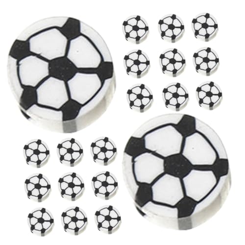 DECORNIJIA 100 Stück Fußball Soft Clay Perlen für DIY Schmuckherstellung Langlebige Spacer Beads für Armbänder Halsketten Schlüsselanhänger Bastelperlen für Jungen und Sportfans DECORNIJIA 100 Stück Fußball Soft Clay Perlen für DIY Schmuckherstellung Langlebige Spacer Beads für Armbänder Halsketten Schlüsselanhänger Bastelperlen für Jungen und Sportfans von DECORNIJIA