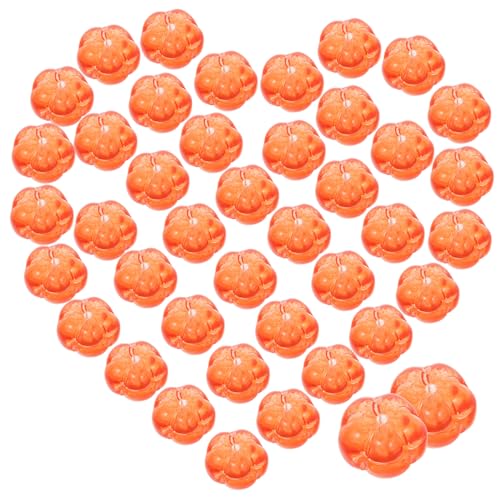DECORNIJIA 100 Stück Glaskürbis Spacer Perlen für Schmuckherstellung Dekorative Lose Kürbisform Perlen DIY Armband Ohrring Halskette Zubehör für Herbst und Thanksgiving von DECORNIJIA