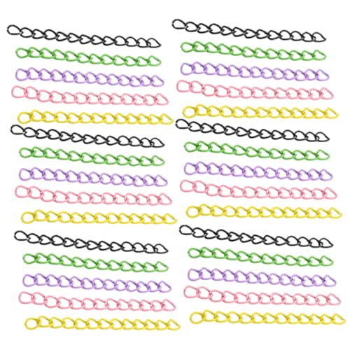 DECORNIJIA 100 Stück Gliederkette Goldene Ketten Verschlüsse Silberkette Schmuck Büroklammerkette Goldene Halskettenverlängerung Juwelierorganisator Goldgefüllte Kettenmasse Bausätze Eisen DECORNIJIA 100 Stück Gliederkette Goldene Ketten Verschlüsse Silberkette Schmuck Büroklammerkette Goldene Halskettenverlängerung Juwelierorganisator Goldgefüllte Kettenmasse Bausätze Eisen von DECORNIJIA