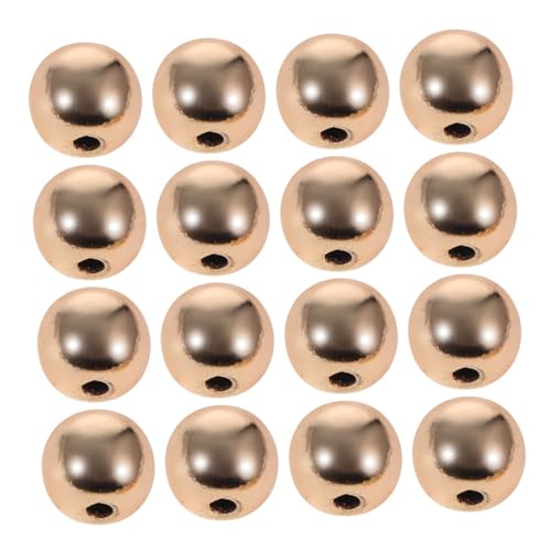 DECORNIJIA 100 Stück Goldene Runde Spacer Perlen Glatte Metallperlen mit Kleinem Loch für DIY Armbänder Schmuckherstellung Bastelperlen Zubehör DECORNIJIA 100 Stück Goldene Runde Spacer Perlen Glatte Metallperlen mit Kleinem Loch für DIY Armbänder Schmuckherstellung Bastelperlen Zubehör von DECORNIJIA