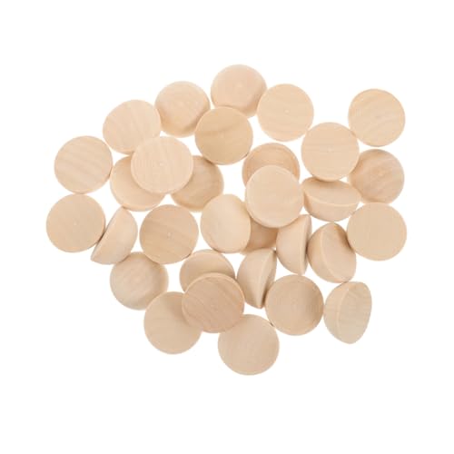 DECORNIJIA 100 Stück Halbe Holzperlen Natürliche Unbehandelte Holzkugeln zum Basteln DIY Schmuckherstellung Langlebige Halbkreis Holzperlen für Armbänder Halsketten Dekoration DECORNIJIA 100 Stück Halbe Holzperlen Natürliche Unbehandelte Holzkugeln zum Basteln DIY Schmuckherstellung Langlebige Halbkreis Holzperlen für Armbänder Halsketten Dekoration von DECORNIJIA