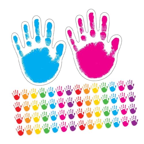 DECORNIJIA 100 Stück Handförmige Papierausschnitte mit Schreibfläche Bunte Farben Classroom Bulletin Board Dekoration Vielseitige Diy Bastelmaterialien für Klassenzimmer Kindergarten und DECORNIJIA 100 Stück Handförmige Papierausschnitte mit Schreibfläche Bunte Farben Classroom Bulletin Board Dekoration Vielseitige Diy Bastelmaterialien für Klassenzimmer Kindergarten und von DECORNIJIA