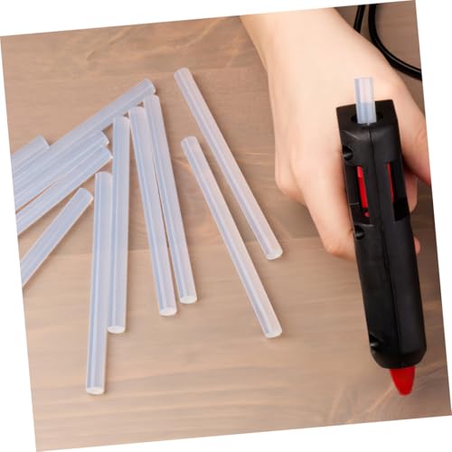 DECORNIJIA 100 Stück Heißklebesticks Transparente Hochtemperatur Schmelzklebestäbe mit Starker Haftung für Heimwerken Basteln Reparieren und Dekorieren Schnelles Schmelzen Bpa Frei von DECORNIJIA