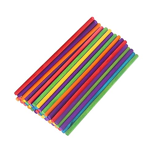DECORNIJIA 100 Stück Holzstäbchen für Basteln Modellieren und Lernen von Farben Bastelmaterial für Projekte und Spiele DECORNIJIA 100 Stück Holzstäbchen für Basteln Modellieren und Lernen von Farben Bastelmaterial für Projekte und Spiele von DECORNIJIA