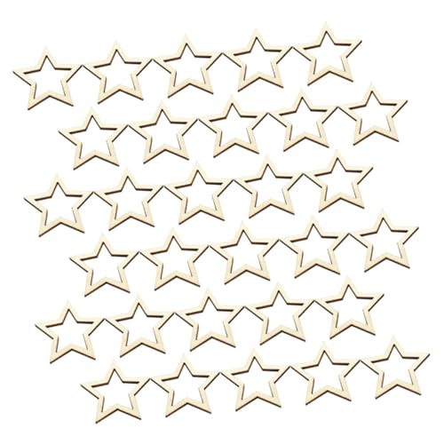 DECORNIJIA 100 Stück Holzsterne Blank Holzscheiben Sternförmige Holzanhänger DIY Dekorationen Handgefertigte Holzverzierungen für Valentinstag Wohnraumdeko DECORNIJIA 100 Stück Holzsterne Blank Holzscheiben Sternförmige Holzanhänger DIY Dekorationen Handgefertigte Holzverzierungen für Valentinstag Wohnraumdeko von DECORNIJIA