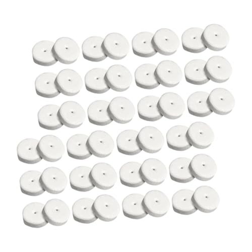 DECORNIJIA 100 Stück Ohrenschutz Pads Runde Polster für Ohrringe Stützkissen für Sicheren Halt und Komfort DIY Schmuckzubehör Passend für Verschiedene Ohrring Stile von DECORNIJIA