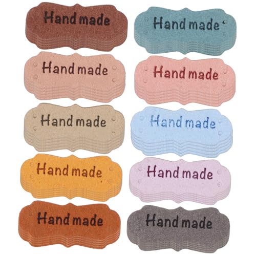 DECORNIJIA 100 Stück PU Lederlabels zum Annähen Geprägte DIY Zubehör für Kleidung Taschen Hüte Bunte Handmade Etiketten in Farben Vielseitige Verschönerung für Stricken Nähen Handwerk DECORNIJIA 100 Stück PU Lederlabels zum Annähen Geprägte DIY Zubehör für Kleidung Taschen Hüte Bunte Handmade Etiketten in Farben Vielseitige Verschönerung für Stricken Nähen Handwerk von DECORNIJIA