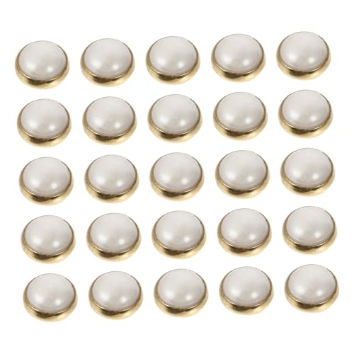 DECORNIJIA 100 Stück Perlenknöpfe für Puppenkleidung Leichte Robuste DIY Schmuckknöpfe Goldfarben Langlebig und Bruchfest für Puppenmäntel und Blusen DECORNIJIA 100 Stück Perlenknöpfe für Puppenkleidung Leichte Robuste DIY Schmuckknöpfe Goldfarben Langlebig und Bruchfest für Puppenmäntel und Blusen von DECORNIJIA