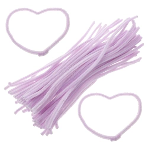 DECORNIJIA 100 Stück Plüsch Drahtstangen für Biegsame Flauschige DIY Chenille Helllila Formstabil zum Basteln Handarbeit und Frühkindlicher DECORNIJIA 100 Stück Plüsch Drahtstangen für Biegsame Flauschige DIY Chenille Helllila Formstabil zum Basteln Handarbeit und Frühkindlicher von DECORNIJIA