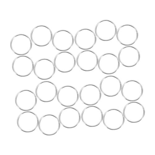 DECORNIJIA 100 Stück Schlüsselringe Außendurchmesser für DIY Bastelprojekte und Schmuckherstellung Rostbeständig und Langlebig von DECORNIJIA