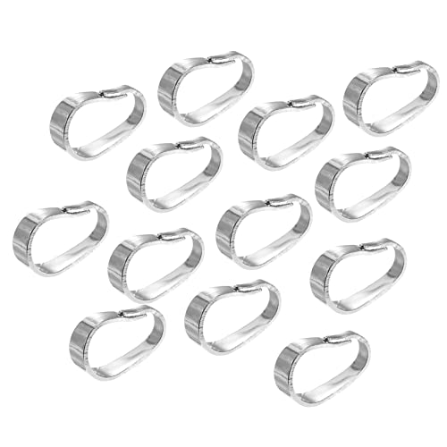 DECORNIJIA 100 Stück Schmuck Anhänger Verschlüsse DIY Zubehör Große Premium für Armbänder Schlüsselanhänger und Mehr von DECORNIJIA