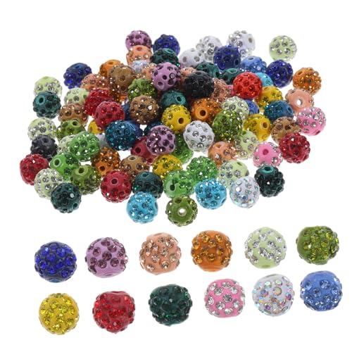 DECORNIJIA 100 Stück Strassperlen Schmuckherstellung DIY Perlen für Armbänder Halsketten Basteln Runde Lose Beads mit Glatter Oberfläche Geeignet für Schmuck DIY und Bastelprojekte DECORNIJIA 100 Stück Strassperlen Schmuckherstellung DIY Perlen für Armbänder Halsketten Basteln Runde Lose Beads mit Glatter Oberfläche Geeignet für Schmuck DIY und Bastelprojekte von DECORNIJIA