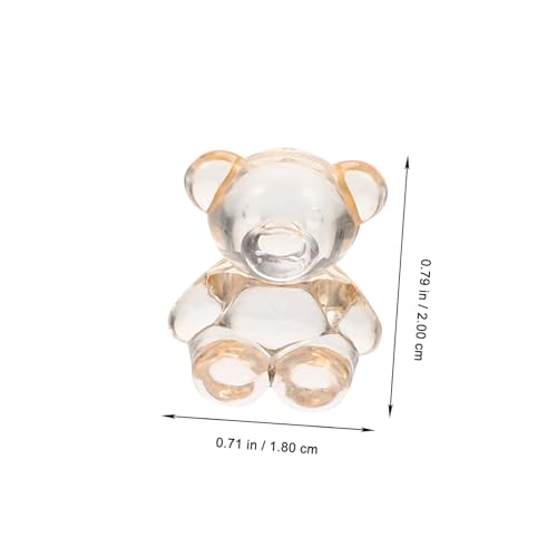 DECORNIJIA 100 Stück Teiliges Acryl Bärenperlen Spacer Beads DIY Schmuckperlen für Armbänder Halsketten Haarbänder Basteln Leichte Langlebige DIY Zubehör für Kreative Schmuckherstellung DECORNIJIA 100 Stück Teiliges Acryl Bärenperlen Spacer Beads DIY Schmuckperlen für Armbänder Halsketten Haarbänder Basteln Leichte Langlebige DIY Zubehör für Kreative Schmuckherstellung von DECORNIJIA