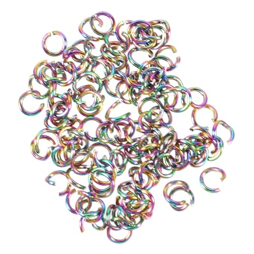 DECORNIJIA 100 Stück Teiliges Bunte Edelstahl Sprungringe Langlebig Praktisch für DIY Schmuckherstellung Schlüsselanhänger Halsketten Vielfältige Farben Kompakt und Robust DECORNIJIA 100 Stück Teiliges Bunte Edelstahl Sprungringe Langlebig Praktisch für DIY Schmuckherstellung Schlüsselanhänger Halsketten Vielfältige Farben Kompakt und Robust von DECORNIJIA