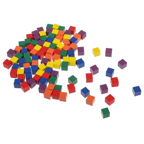 DECORNIJIA 100 Stück Teiliges Bunte Holz Würfel Kleine Quadratische Holzblöcke DIY Bastelmaterialien für Erwachsene Glatte Präzise Geschnittene Bausteine zum Kreativen und Gestalten DECORNIJIA 100 Stück Teiliges Bunte Holz Würfel Kleine Quadratische Holzblöcke DIY Bastelmaterialien für Erwachsene Glatte Präzise Geschnittene Bausteine zum Kreativen und Gestalten von DECORNIJIA
