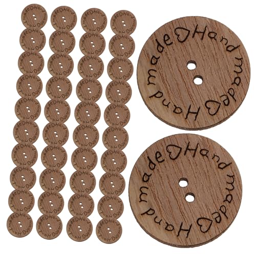 DECORNIJIA 100 Stück Teiliges Holzknöpfe Natürliche DIY Nähknöpfe mit Löchern Leicht und Robust Handgefertigte Bastelknöpfe für Cardigans Mäntel und Vielseitige Textildekoration DECORNIJIA 100 Stück Teiliges Holzknöpfe Natürliche DIY Nähknöpfe mit Löchern Leicht und Robust Handgefertigte Bastelknöpfe für Cardigans Mäntel und Vielseitige Textildekoration von DECORNIJIA