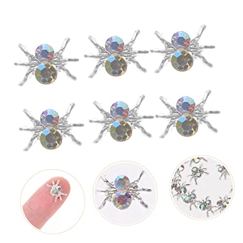 DECORNIJIA 100 Stück Teiliges Nagelkunst Spinnen Charms aus Metall Legierung Nail DIY für Damen Maniküre und Party Nägel Ornamente DECORNIJIA 100 Stück Teiliges Nagelkunst Spinnen Charms aus Metall Legierung Nail DIY für Damen Maniküre und Party Nägel Ornamente von DECORNIJIA