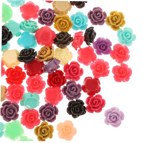 DECORNIJIA 100 Stück Teiliges Resin Rosenperlen Bunte DIY Schmuckperlen für Armbänder Halsketten Ohrringe Handgefertigte Bastelperlen mit Glatter Oberfläche und Langlebigem Material DECORNIJIA 100 Stück Teiliges Resin Rosenperlen Bunte DIY Schmuckperlen für Armbänder Halsketten Ohrringe Handgefertigte Bastelperlen mit Glatter Oberfläche und Langlebigem Material von DECORNIJIA