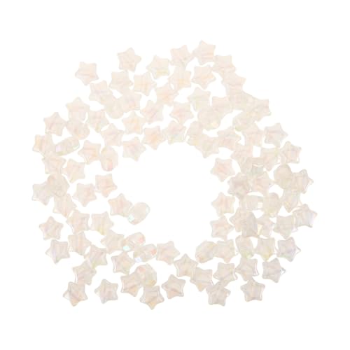 DECORNIJIA 100 Stück Weiße Kunststoff Sternform Spacer Perlen Leichte DIY Schmuck Bastelperlen für Armbänder Halsketten Ohrringe Langlebige Stern Schmuckzubehör für Kreative Handarbeiten DECORNIJIA 100 Stück Weiße Kunststoff Sternform Spacer Perlen Leichte DIY Schmuck Bastelperlen für Armbänder Halsketten Ohrringe Langlebige Stern Schmuckzubehör für Kreative Handarbeiten von DECORNIJIA