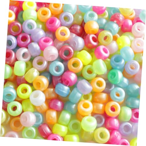 DECORNIJIA 1000 Stück Kunststoffperlen für Diy Schmuck Große Lochperlen Gemischten Farben Bastelperlen für Auffädeln Armbändern Bastelmaterial DECORNIJIA 1000 Stück Kunststoffperlen für Diy Schmuck Große Lochperlen Gemischten Farben Bastelperlen für Auffädeln Armbändern Bastelmaterial von DECORNIJIA