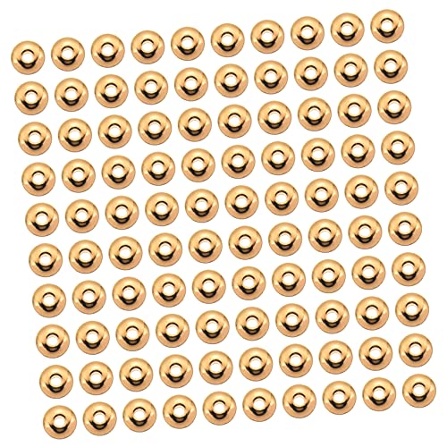 DECORNIJIA 1000 Stück Runde Abstandsperlen Groß Halskette Perlen Perlenarmband Bunt Loch Spacer Abstandshalter Herstellung Perlen Für Schmuckhersteller Reize Basteln Golden Legierung DECORNIJIA 1000 Stück Runde Abstandsperlen Groß Halskette Perlen Perlenarmband Bunt Loch Spacer Abstandshalter Herstellung Perlen Für Schmuckhersteller Reize Basteln Golden Legierung von DECORNIJIA