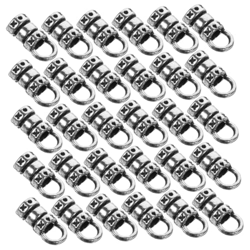 DECORNIJIA 100Stücke DIY Armbandschnalle Verstellbare Legierungsschnallen für Schmuckverschluss Vintage für Armbänder Schlüsselanhänger Fußkettchen Bastelprojekte von DECORNIJIA