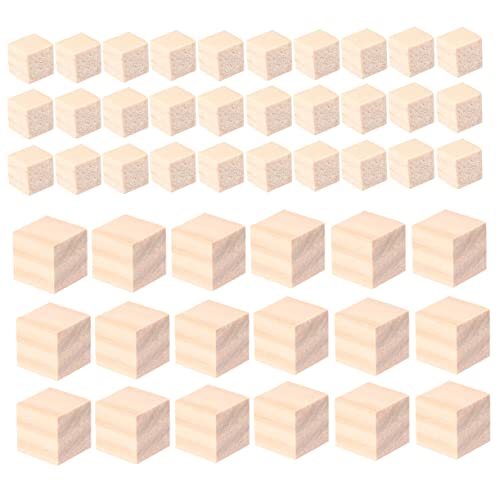 DECORNIJIA 100Stücke DIY Holzwürfel Quadratische Holzbausteine für Bastelprojekte Dekorationen und Kinderhandwerk Leicht und Langlebig DECORNIJIA 100Stücke DIY Holzwürfel Quadratische Holzbausteine für Bastelprojekte Dekorationen und Kinderhandwerk Leicht und Langlebig von DECORNIJIA