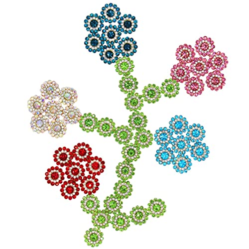 DECORNIJIA 100Stücke Flachrücken Strasssteine Dekorative Rhinestones für Schmuckherstellung und DIY Projekte Farben für Bastelarbeiten von DECORNIJIA