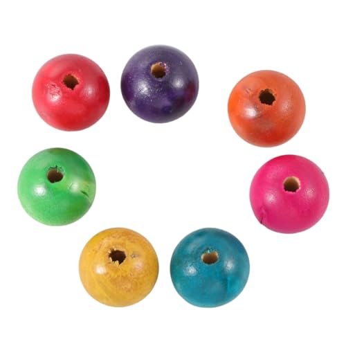 DECORNIJIA 100Stücke Holzperlen Runde Perlen für DIY Schmuck Bastelzubehör Bastelideen für Erwachsene DECORNIJIA 100Stücke Holzperlen Runde Perlen für DIY Schmuck Bastelzubehör Bastelideen für Erwachsene von DECORNIJIA