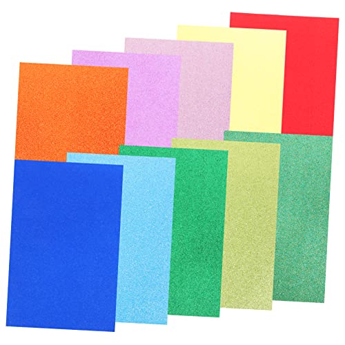 DECORNIJIA 10Blätter Glitzerpapier Glitzerkarte für DIY Projekte Selbstklebend für Party Dekoration und Geschenkverpackung DECORNIJIA 10Blätter Glitzerpapier Glitzerkarte für DIY Projekte Selbstklebend für Party Dekoration und Geschenkverpackung von DECORNIJIA