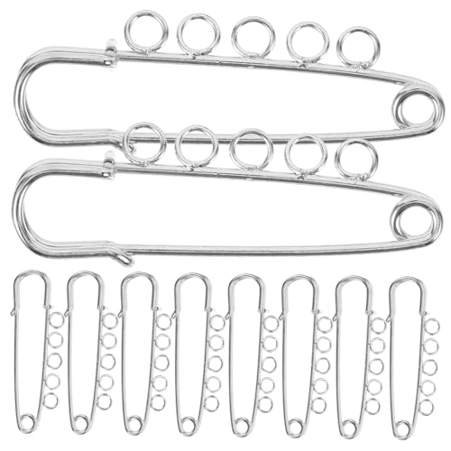 DECORNIJIA 10Stücke Metall Broschen mit Sicherheitsnadeln und Schlaufen Robuste Kilt Nadeln für Heimwerker Vielseitig Einsetzbar für Kleidung Bastelprojekte und Dekoration DECORNIJIA 10Stücke Metall Broschen mit Sicherheitsnadeln und Schlaufen Robuste Kilt Nadeln für Heimwerker Vielseitig Einsetzbar für Kleidung Bastelprojekte und Dekoration von DECORNIJIA