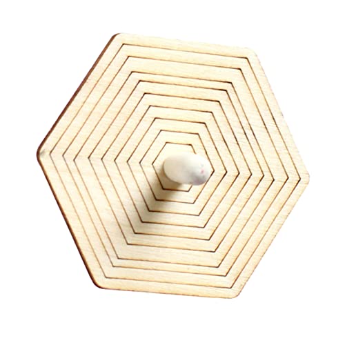 DECORNIJIA 10Stücke Unfertige Holz für DIY Malset für Kreative Bastelprojekte Fördert Hand Augen Koordination und Gestalten von DECORNIJIA